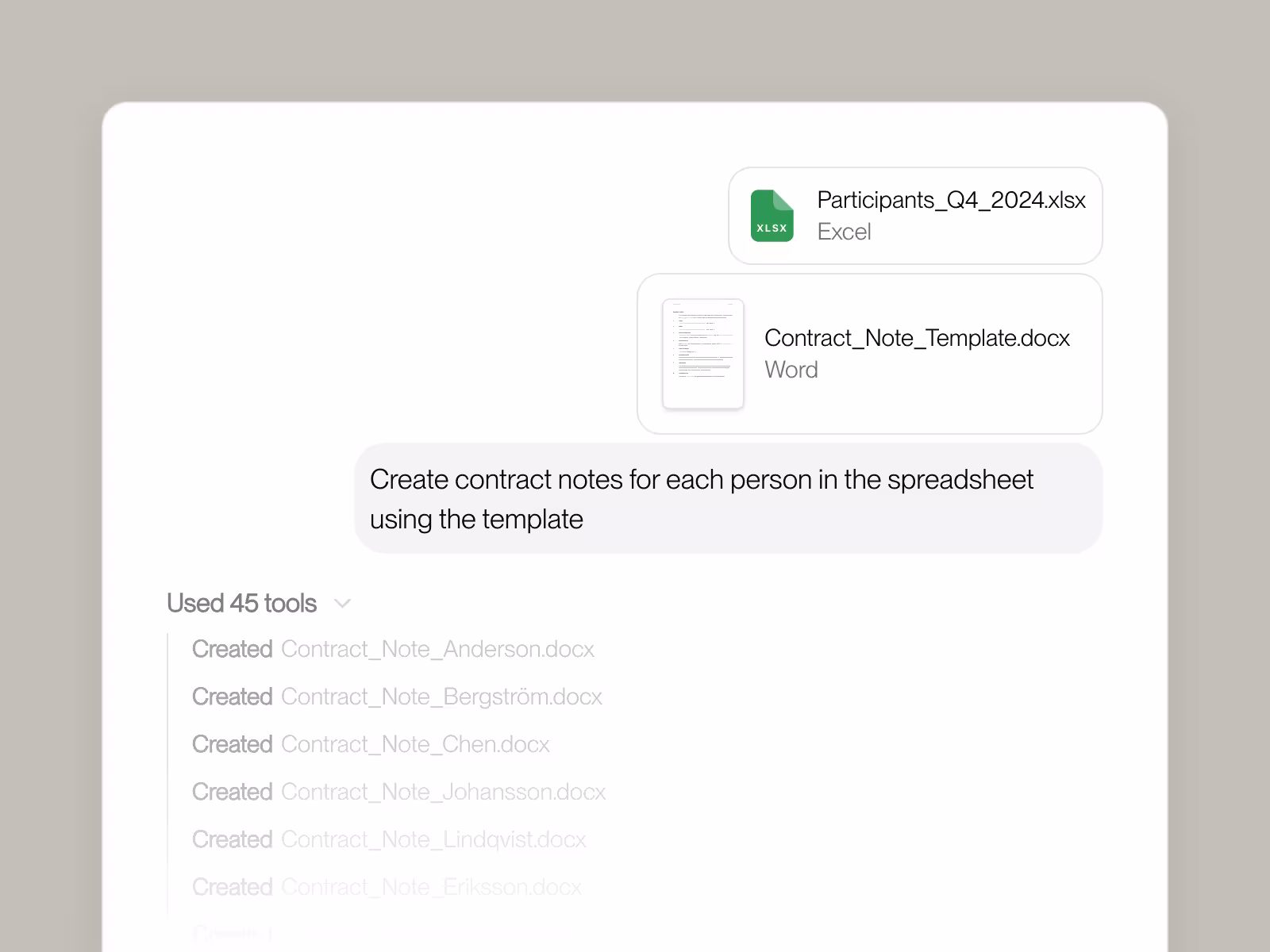 Create firm-formatted documents, instantly.