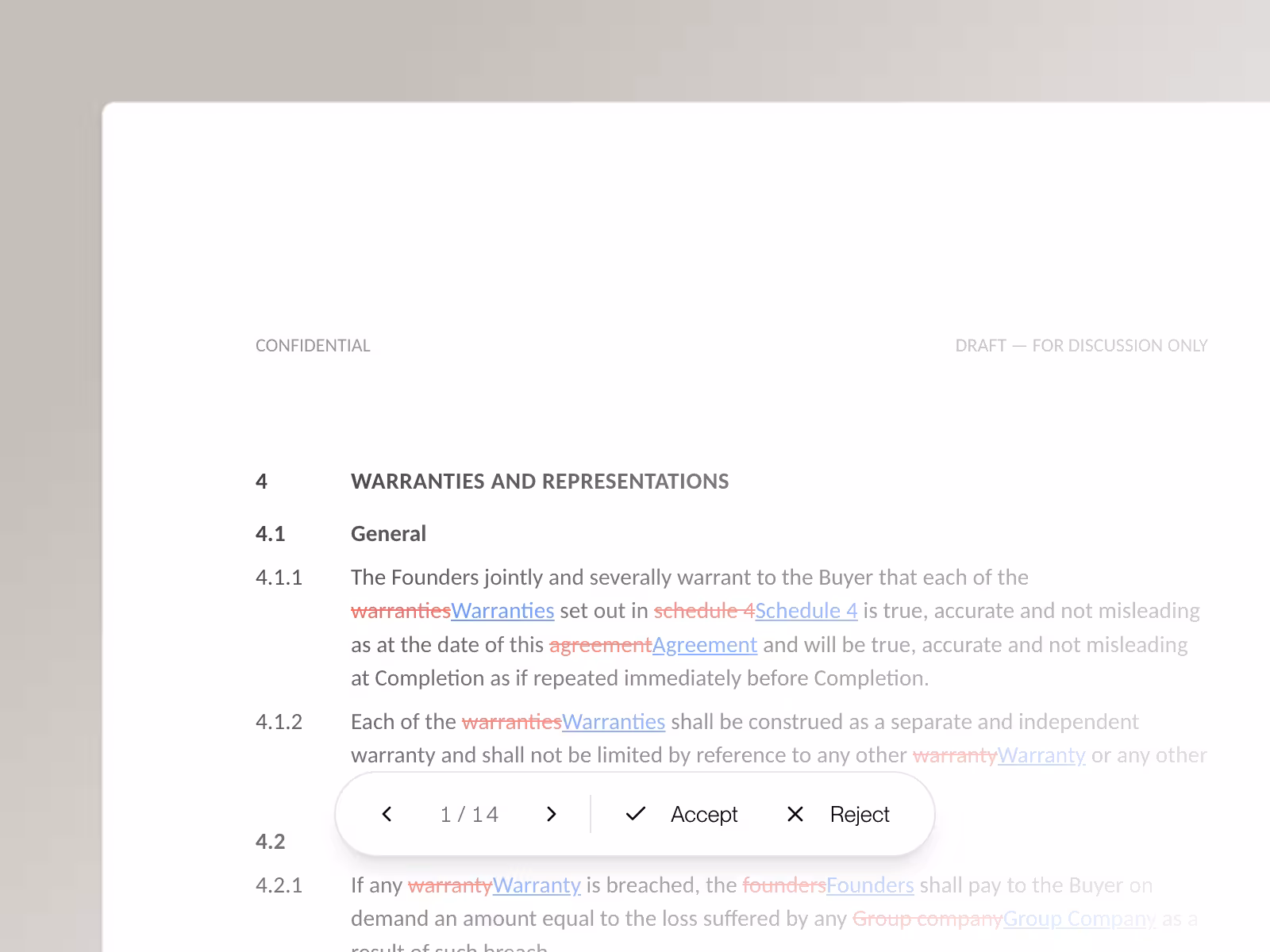 Reformat incoming documents to firm style.