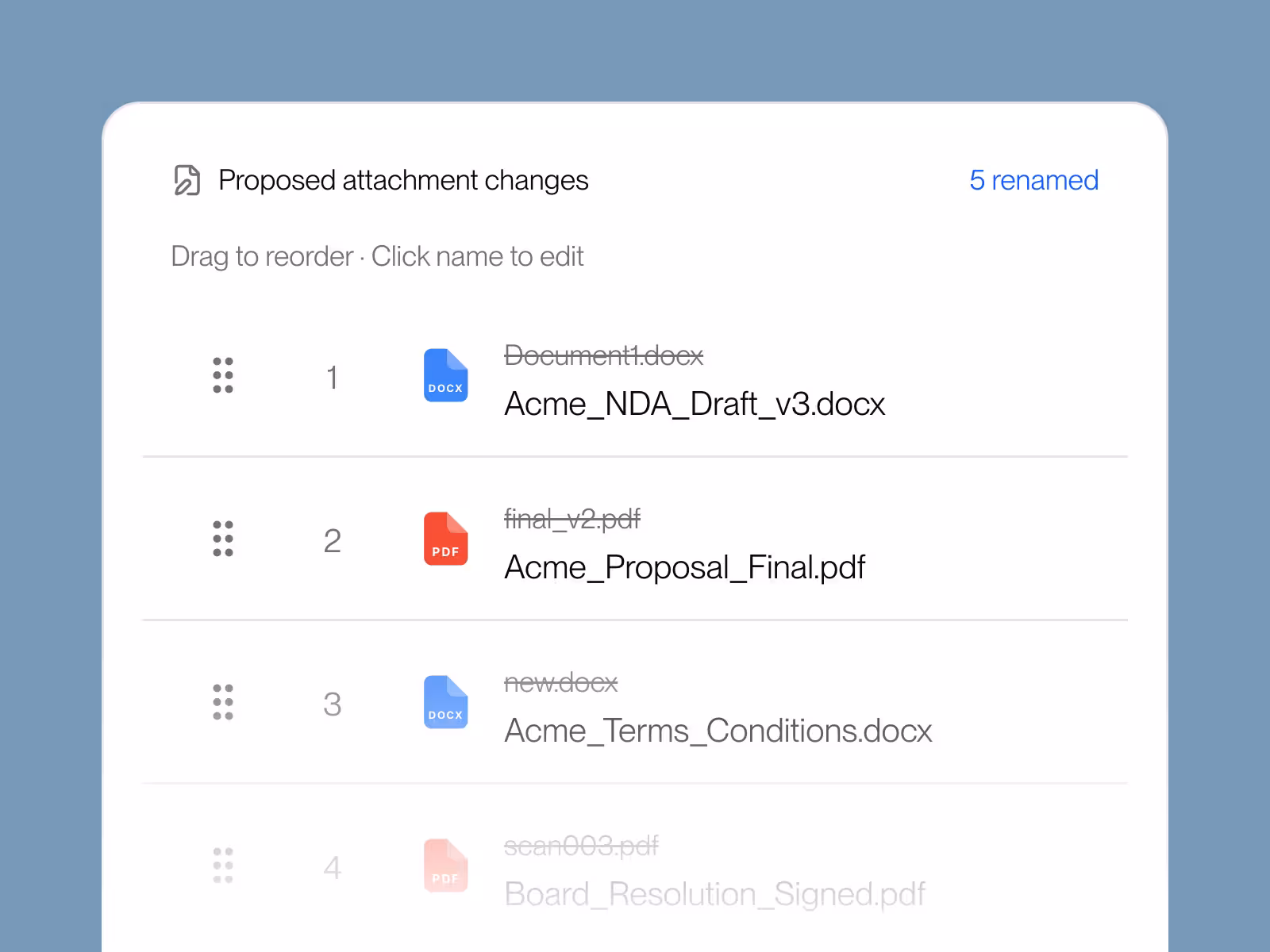 Stop wasting time on file naming