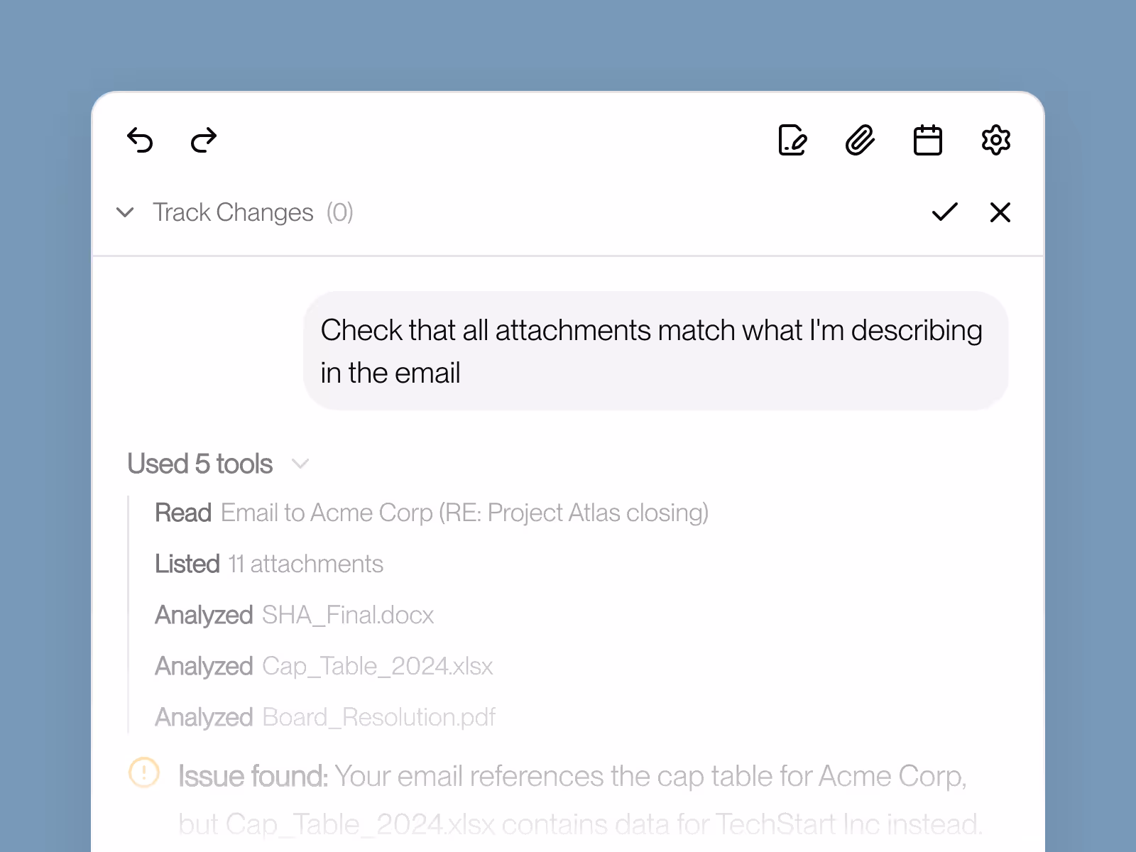 Never send the wrong attachments again